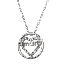 Collier de conception de mode Ensemble de pendentif à coeur creux pour la meilleure maman